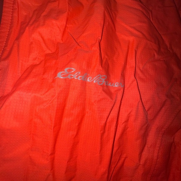 Eddie Bauer Orange Quilted Utility Jacket with Zipper - Picture 2 of 6